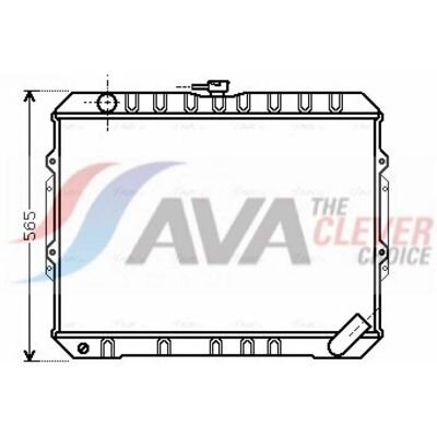 Radiateur AVA COOLING - Cuivre, 600x450mm, Ailettes Soudées - Radiateur - Publicité Radiateur AVA COOLING - Cuivre, 600x450mm, Ailettes Soudées - Radiateur - Publicité