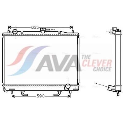 Radiateur en aluminium PRASCO MT2163 pour Mitsubishi Pajero 3 & 4 - Système de refroidissement - Publicité Radiateur en aluminium PRASCO MT2163 pour Mitsubishi Pajero 3 & 4 - Système de refroidissement - Publicité