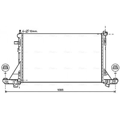 Radiateur Prasco RTA2560 en aluminium - Refroidissement moteur - pour Renault Master 3 - Publicité Radiateur Prasco RTA2560 en aluminium - Refroidissement moteur - pour Renault Master 3 - Publicité