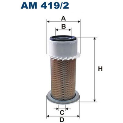 Filtron AM 419/2 - Filtre à air - OEM 394 195 - Pour DEUTZ-FAHR, SAME - Publicité Filtron AM 419/2 - Filtre à air - OEM 394 195 - Pour DEUTZ-FAHR, SAME - Publicité