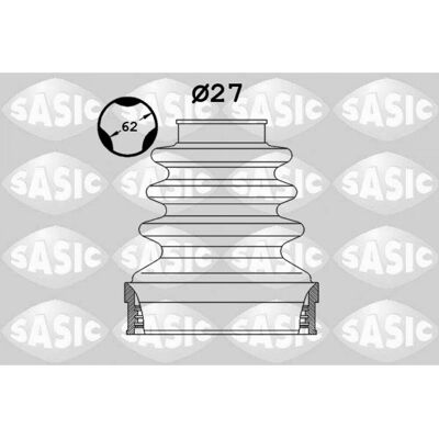 Kit de soufflet de transmission Sasic pour côté boîte - Citroën C2 C3 Peugeot - Publicité Kit de soufflet de transmission Sasic pour côté boîte - Citroën C2 C3 Peugeot - Publicité