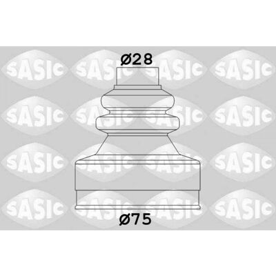 SASIC Faltenbalg - côté transmission OE 328777 - Publicité SASIC Faltenbalg - côté transmission OE 328777 - Publicité