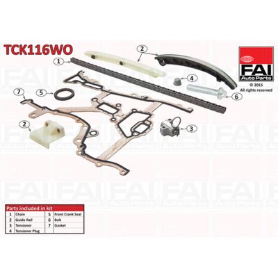 FAI AutoParts TCK116WO - Jeu de chaîne de distribution - Publicité FAI AutoParts TCK116WO - Jeu de chaîne de distribution - Publicité