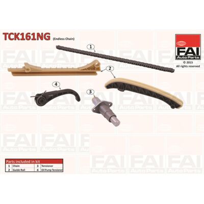 Kit de distribution par chaîne FAI AutoParts TCK161NG - Publicité Kit de distribution par chaîne FAI AutoParts TCK161NG - Publicité