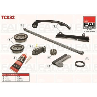 FAI AutoParts Kit de chaîne de distribution Nissan Almera II - Faible bruit - Publicité FAI AutoParts Kit de chaîne de distribution Nissan Almera II - Faible bruit - Publicité