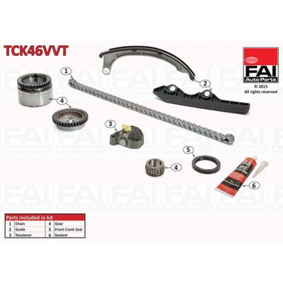 Fai Autoparts TCK46VVT Kit de chaine de distribution - Kit de chaîne - Publicité Fai Autoparts TCK46VVT Kit de chaine de distribution - Kit de chaîne - Publicité