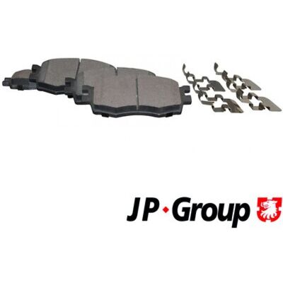 JP GROUP Plaquettes de frein - Kit de freins à disque avant pour Hyundai Accent, Kia Rio 2 - Publicité JP GROUP Plaquettes de frein - Kit de freins à disque avant pour Hyundai Accent, Kia Rio 2 - Publicité