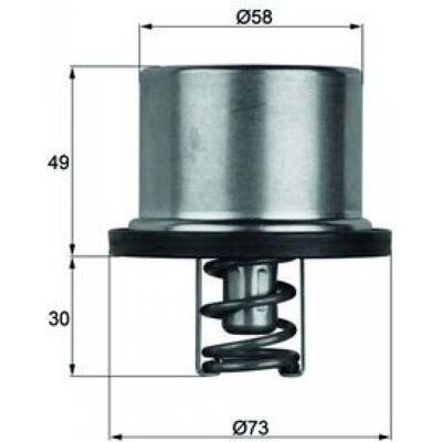 Thermostat MAHLE - 82°C - Eau - Volvo FH 12, Renault Kerax, DAF CF 85 - Publicité Thermostat MAHLE - 82°C - Eau - Volvo FH 12, Renault Kerax, DAF CF 85 - Publicité