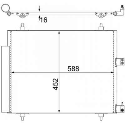 Mahle MAHLE ORIGINAL AC 515 000S Condenseur avec déshydrateur - Condenseur / Radiateur / Condenseur de climatisation avec déshydrateur - Publicité Mahle MAHLE ORIGINAL AC 515 000S Condenseur avec déshydrateur - Condenseur / Radiateur / Condenseur de climatisation avec déshydrateur - Publicité