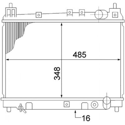 Radiateur MAHLE CR 1524 000S - Publicité Radiateur MAHLE CR 1524 000S - Publicité