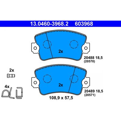 Kit de Plaquettes de Frein Renault Trafic - Indicateur d'usure - Compatible disques - Publicité Kit de Plaquettes de Frein Renault Trafic - Indicateur d'usure - Compatible disques - Publicité