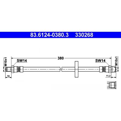 Flexible de Frein Ate M10x1 - Brake Hose - Publicité Flexible de Frein Ate M10x1 - Brake Hose - Publicité