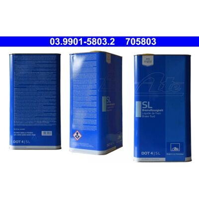 Liquide de frein ATE - 5L, DOT 4, VW, Audi, Mercedes-Benz - Publicité Liquide de frein ATE - 5L, DOT 4, VW, Audi, Mercedes-Benz - Publicité