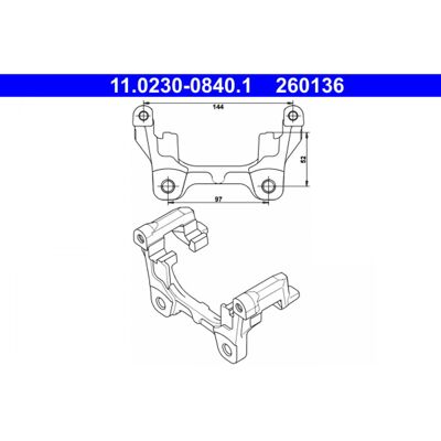 Jaguar C2c27289 Support d'Étrier de Frein - Brake Caliper Support - Publicité Jaguar C2c27289 Support d'Étrier de Frein - Brake Caliper Support - Publicité