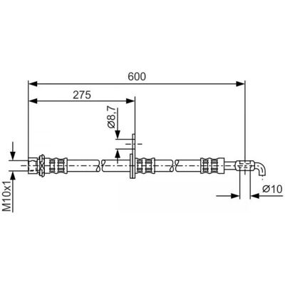 Flexible de frein Bosch - 9008094199 pour Toyota Corolla, Avensis - Publicité Flexible de frein Bosch - 9008094199 pour Toyota Corolla, Avensis - Publicité