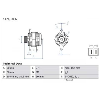 Bosch 0 986 045 701 Alternateur - Nissan: Almera Tino, Primera 5 portes, Almera II 3/5 portes - Publicité Bosch 0 986 045 701 Alternateur - Nissan: Almera Tino, Primera 5 portes, Almera II 3/5 portes - Publicité
