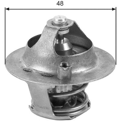 Thermostat Gates TH39374G1 - 74°C, sans boîtier, avec joints - Publicité Thermostat Gates TH39374G1 - 74°C, sans boîtier, avec joints - Publicité