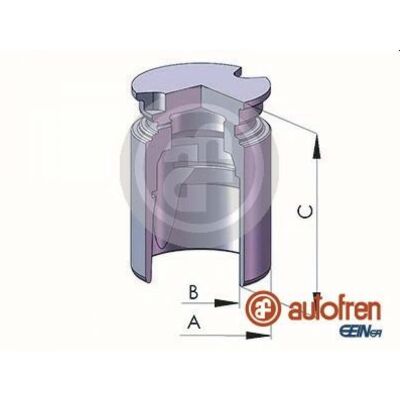 Piston de étrier de frein arrière Autofren Seinsa D02523 - Publicité Piston de étrier de frein arrière Autofren Seinsa D02523 - Publicité