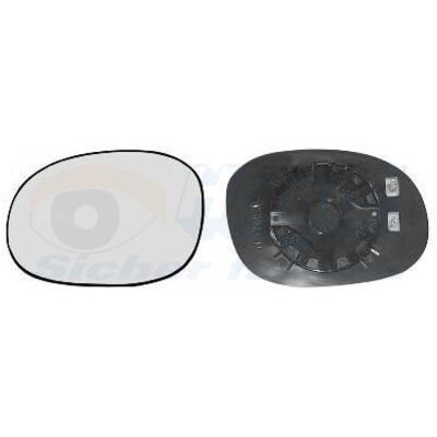 Van Wezel Modèle 4028838 Miroir Convexe Chauffant Droit - Verre de Rétroviseur - Publicité Van Wezel Modèle 4028838 Miroir Convexe Chauffant Droit - Verre de Rétroviseur - Publicité