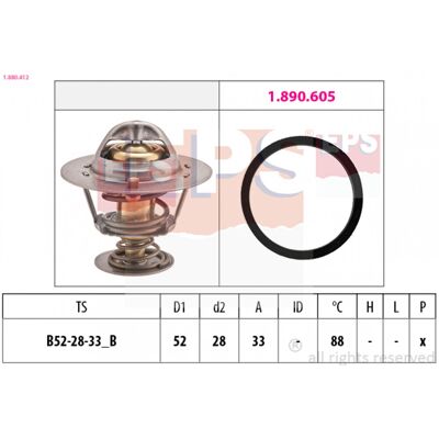 EPS 1.880.412 Thermostat - Thermostat - Publicité EPS 1.880.412 Thermostat - Thermostat - Publicité