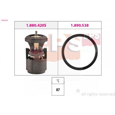 EPS Modèle 1.880.420 Thermostat d'eau - Valve d'eau, Italie - Publicité EPS Modèle 1.880.420 Thermostat d'eau - Valve d'eau, Italie - Publicité