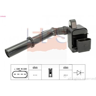 EPS 1.970.652 Bobine d'allumage - Bobine d'allumage pour Mercedes-Benz Classe A, GLC SUV, Classe E - Publicité EPS 1.970.652 Bobine d'allumage - Bobine d'allumage pour Mercedes-Benz Classe A, GLC SUV, Classe E - Publicité