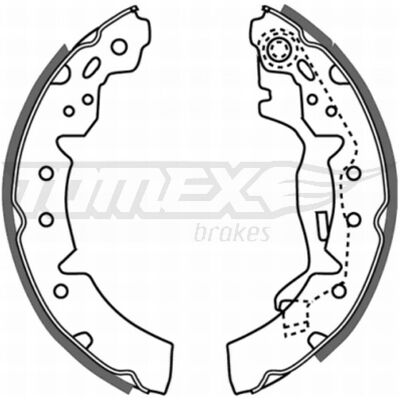 TOMEX BRAKES - TX 21-06 - essieu arrière 200 37 - Garniture de frein - Publicité TOMEX BRAKES - TX 21-06 - essieu arrière 200 37 - Garniture de frein - Publicité