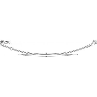 Mercedes-Benz T1 Ressort à lames - Suspension arrière - 2+1 Lames - Publicité Mercedes-Benz T1 Ressort à lames - Suspension arrière - 2+1 Lames - Publicité