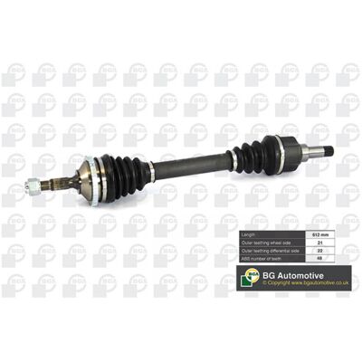BGA DS6714LA - Arbre de transmission avant gauche pour Peugeot 206 - Publicité BGA DS6714LA - Arbre de transmission avant gauche pour Peugeot 206 - Publicité