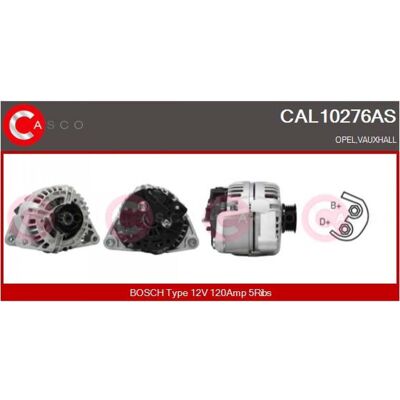 CASCO CAL10276AS - Alternateur - Publicité CASCO CAL10276AS - Alternateur - Publicité