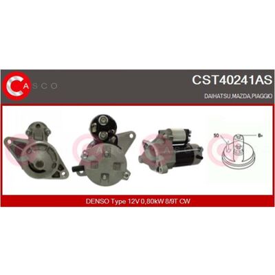 Casco Démarreur - CST40241AS - Moteur de démarrage - Publicité Casco Démarreur - CST40241AS - Moteur de démarrage - Publicité