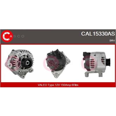 CASCO CAL15330AS - Alternateur pour BMW OEM - Publicité CASCO CAL15330AS - Alternateur pour BMW OEM - Publicité