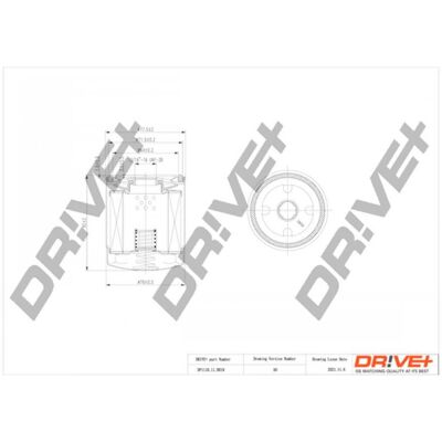 Filtre à Huile Drive - Filtre à vis 79mm - 91mm Hauteur - Modèle L40600 - Publicité Filtre à Huile Drive - Filtre à vis 79mm - 91mm Hauteur - Modèle L40600 - Publicité