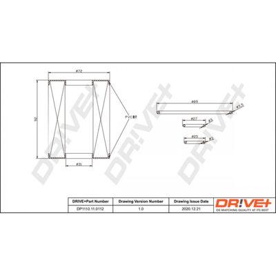 Dr!ve+ Modèle Opel - Filtre à huile pour Chevrolet, Opel, Isuzu - Publicité Dr!ve+ Modèle Opel - Filtre à huile pour Chevrolet, Opel, Isuzu - Publicité