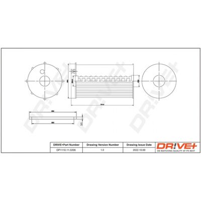 Drive+ Filtre à Huile - Compatible avec Citroën, Jaguar, Peugeot, Land Rover - Publicité Drive+ Filtre à Huile - Compatible avec Citroën, Jaguar, Peugeot, Land Rover - Publicité