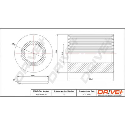 Toyota Camry - Filtre à huile - Hauteur 95mm, Diamètre intérieur 38mm, Diamètre extérieur 79mm - Publicité Toyota Camry - Filtre à huile - Hauteur 95mm, Diamètre intérieur 38mm, Diamètre extérieur 79mm - Publicité