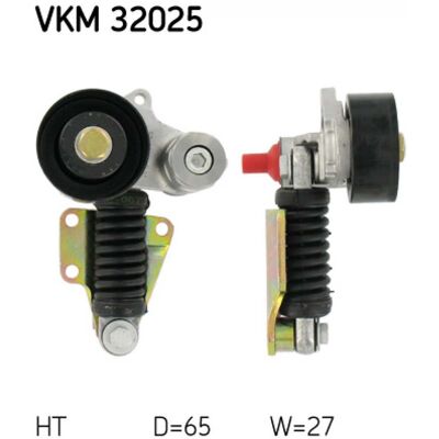 SKF VKM 32025 Poulie Tendeur - Poulie-tendeur, hydraulique, 65mm diam, 27mm large - Publicité SKF VKM 32025 Poulie Tendeur - Poulie-tendeur, hydraulique, 65mm diam, 27mm large - Publicité