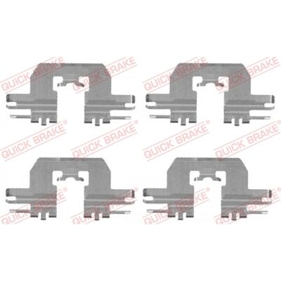 Quick Brake 109-1724 Kit d'accessoires pour plaquettes arrière - Type de frein - Publicité Quick Brake 109-1724 Kit d'accessoires pour plaquettes arrière - Type de frein - Publicité
