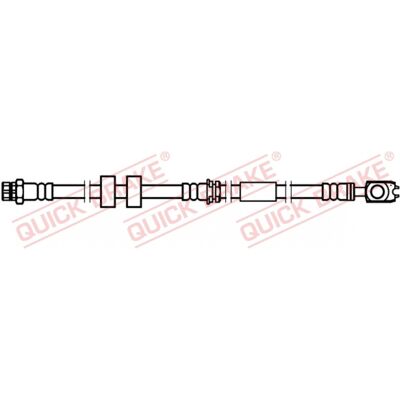 Quick Brake Flexible de Frein Avant Gauche - Compatible avec Audi A1, Seat Ibiza, VW Polo - Publicité Quick Brake Flexible de Frein Avant Gauche - Compatible avec Audi A1, Seat Ibiza, VW Polo - Publicité