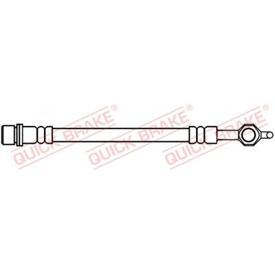Flexible de frein Quick Brake Toyota - 250mm M10x1 - Publicité Flexible de frein Quick Brake Toyota - 250mm M10x1 - Publicité