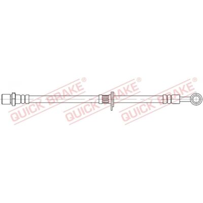 Quick Brake Tuyau de frein - M10x1, 547mm - Tuyau de frein - Publicité Quick Brake Tuyau de frein - M10x1, 547mm - Tuyau de frein - Publicité