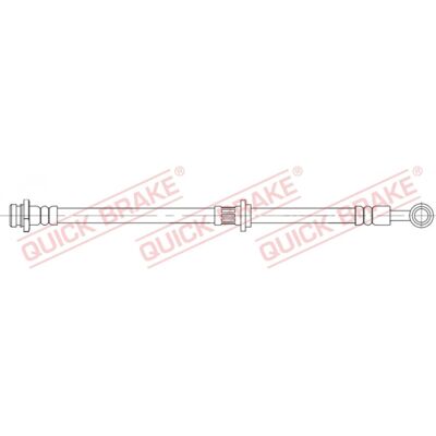 Flexible de Frein Quick Brake - 520mm Filetage M10x1 pour Grand Vitara II - Publicité Flexible de Frein Quick Brake - 520mm Filetage M10x1 pour Grand Vitara II - Publicité
