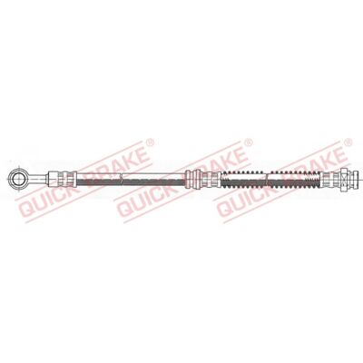 QUICK BRAKE 58.972 Flexible de frein - Brake Hose - Publicité QUICK BRAKE 58.972 Flexible de frein - Brake Hose - Publicité