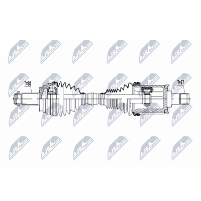 Arbre de transmission NTY pour BMW X5 X6 NPW-BM-039 - Publicité Arbre de transmission NTY pour BMW X5 X6 NPW-BM-039 - Publicité