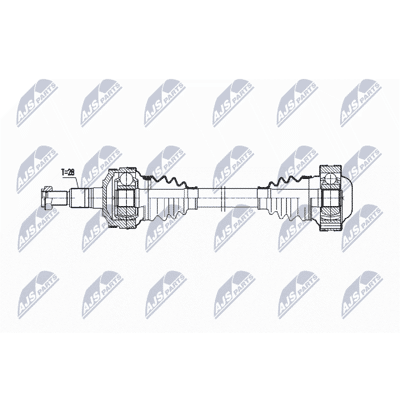 Arbre de transmission NTY NPW-PS-002 pour Porsche Boxster - Manuel, 655mm - Publicité Arbre de transmission NTY NPW-PS-002 pour Porsche Boxster - Manuel, 655mm - Publicité