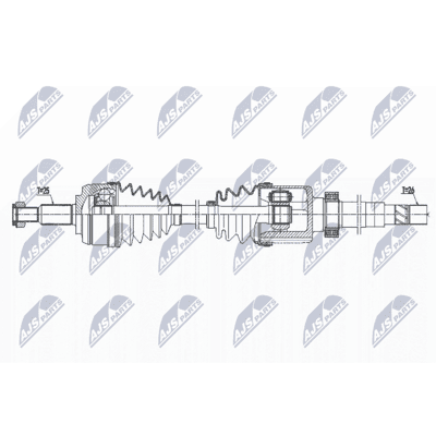 Arbre de transmission NTY pour Renault Megane - Avant droit - 947mm - 25/26 dents - NPW-RE-169 - Publicité Arbre de transmission NTY pour Renault Megane - Avant droit - 947mm - 25/26 dents - NPW-RE-169 - Publicité