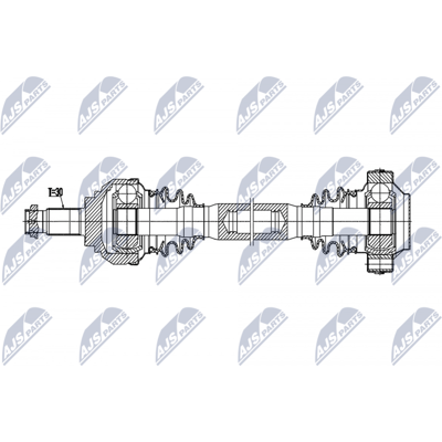 NTY NPW-BM-216 - Arbre de transmission pour BMW 1 et 3 - Publicité NTY NPW-BM-216 - Arbre de transmission pour BMW 1 et 3 - Publicité