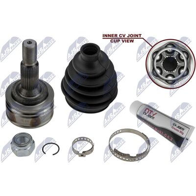 NTY NPZ-PE-035 Jeu de joints d'arbre de transmission - Axe avant, automatique, Peugeot/Opel - Publicité NTY NPZ-PE-035 Jeu de joints d'arbre de transmission - Axe avant, automatique, Peugeot/Opel - Publicité
