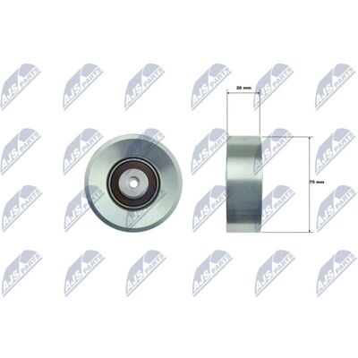 Rondelle tendeuse NTY - Métal - 75mm diamètre - 26mm largeur - pour BMW, Peugeot, Citroën - Publicité Rondelle tendeuse NTY - Métal - 75mm diamètre - 26mm largeur - pour BMW, Peugeot, Citroën - Publicité