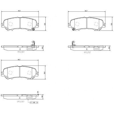 BREMBO P 56 132 - Kit de plaquettes de frein - Publicité BREMBO P 56 132 - Kit de plaquettes de frein - Publicité